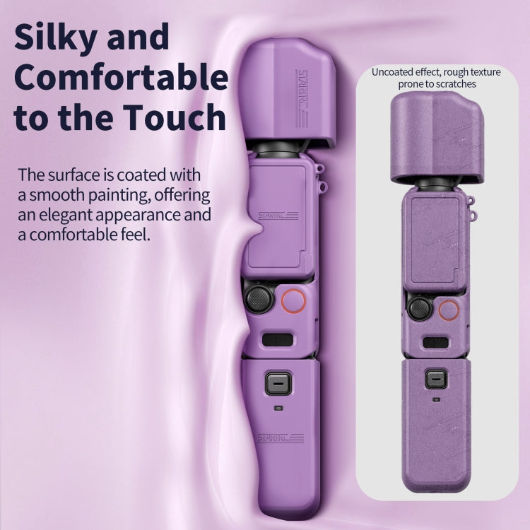 For DJI OSMO Pocket 3 STARTRC 5 in 1 Body Lens Handle Screen Silicone TPU Case (Black) - free shipping - PMC TechLife - Order now!