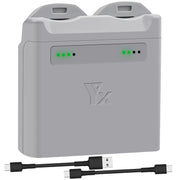 For DJI Neo XY 2-Channel Battery Charger Battery Charge Manager (Grey)
