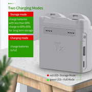 For DJI Neo XY 2-Channel Battery Charger Battery Charge Manager (Grey)