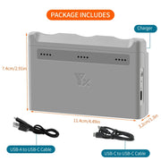 For DJI Neo XY 3-Channel Battery Charger Battery Charge Manager (Grey)