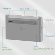 For DJI Neo XY 3-Channel Battery Charger Battery Charge Manager (Grey)