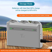 For DJI Neo XY 3-Channel Battery Charger Battery Charge Manager (Grey)
