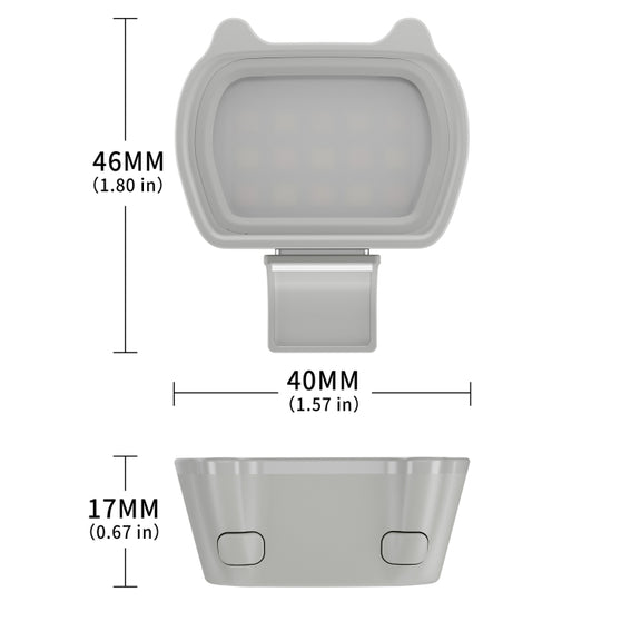 STARTRC Multi-functional Universal Cat-ears Magnetic Fill Light Beauty Selfie Light for DJI OM6/OM SE/OM 5/OM4 SE(Grey)