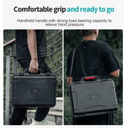 For DJI Mavic 4 Pro STARTRC Water-resistant ABS Suitcase Storage Box (Black)
