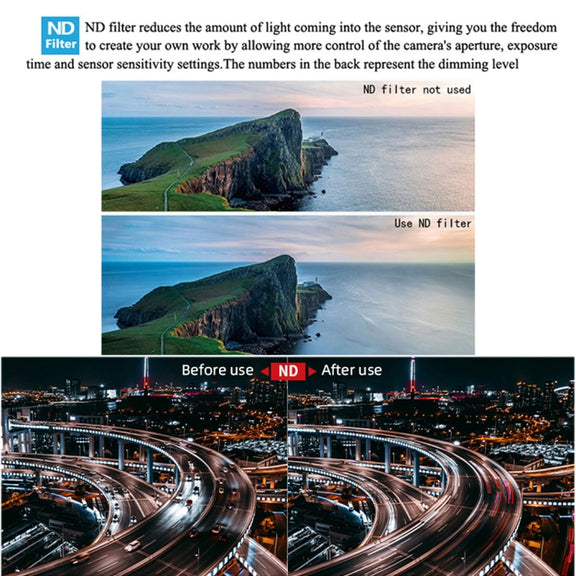 JSR Drone 4 in 1 UV+CPL+ND8+ND16+ND32+ND64 Lens Filter for DJI MAVIC Air 2