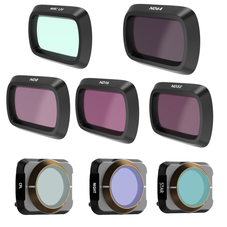 JSR Drone 8 in 1 UV+CPL+ND8+ND16+ND32+ND64+NIGHT+STAR Lens Filter for DJI MAVIC Air 2 - Lens Filter by JSR | Online Shopping South Africa | PMC TechLife | Buy Now Pay Later Mobicred