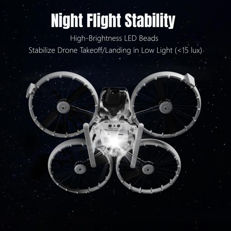 For DJI Flip STARTRC LED Light Folding Heightened Landing Gear Training Rack - free shipping - PMC Jewellery - Order now!