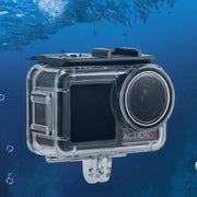 For DJI Osmo Action 5 Pro / 3 / 4 STARTRC 40m Underwater Water-resistant Housing Diving Case (Transparent)