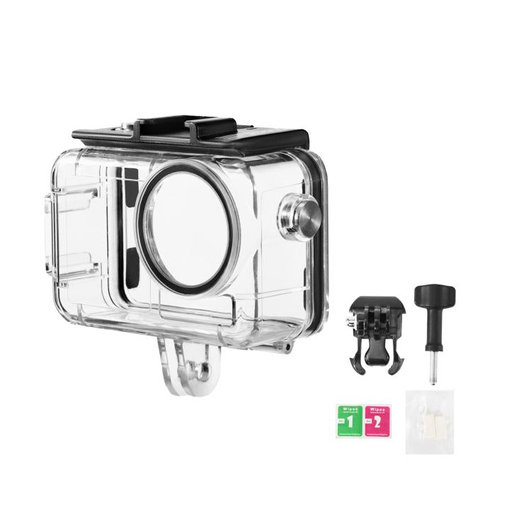 For DJI Osmo Action 5 Pro / 3 / 4 STARTRC 40m Underwater Water-resistant Housing Diving Case (Transparent)