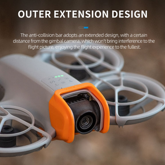 For DJI Neo STARTRC Gimbal Lens Anti-collision Protection Bumper (Orange)
