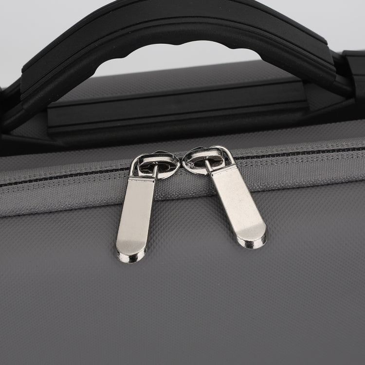 Diamond Texture Shockproof PU Portable Safety Protective Box Storage Bag for DJI Osmo Mobile 4(Grey) -  by PMC TechLife | Online Shopping South Africa | PMC TechLife | Buy Now Pay Later Mobicred