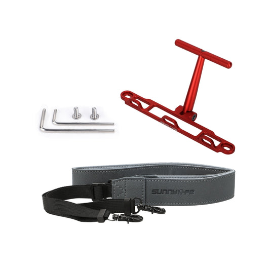For DJI RC 2 / 1 Sunnylife ZJ764 Controller Handle Waist Support Tabletop Mount Neck Strap Hook Hanger Bracket (Red) - free shipping - PMC Jewellery - Order now!