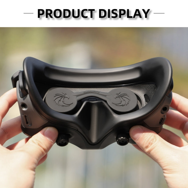 For DJI Goggles 2 / Goggles 3 Lens Cover Dust-proof VR Lens Silicone Case Soft Protector (Black) - Cases & Bags by Sunnylife | Online Shopping South Africa | PMC Jewellery | Buy Now Pay Later Mobicred