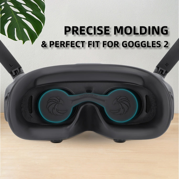 For DJI Goggles 2 / Goggles 3 Lens Cover Dust-proof VR Lens Silicone Case Soft Protector (Black) - Cases & Bags by Sunnylife | Online Shopping South Africa | PMC Jewellery | Buy Now Pay Later Mobicred