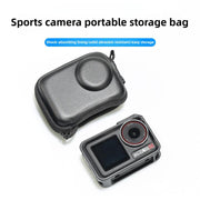 For DJI Osmo Action 5 Pro / 4 / 3 Portable Body Half Coverage Storage Box Bag (Black)