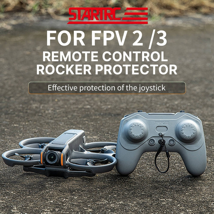 For DJI  Avata 2 / FPV 3 / 2 STARTRC Remote Controller Thumb Rocker Guard Protector Case (Grey) - Cases & Bags by STARTRC | Online Shopping South Africa | PMC Jewellery | Buy Now Pay Later Mobicred