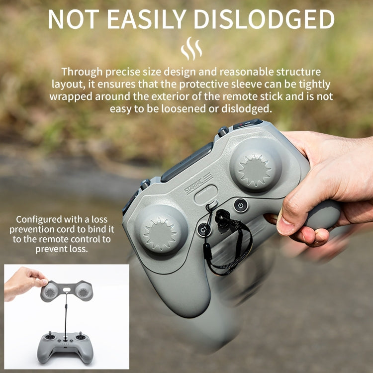 For DJI  Avata 2 / FPV 3 / 2 STARTRC Remote Controller Thumb Rocker Guard Protector Case (Grey) - Cases & Bags by STARTRC | Online Shopping South Africa | PMC Jewellery | Buy Now Pay Later Mobicred