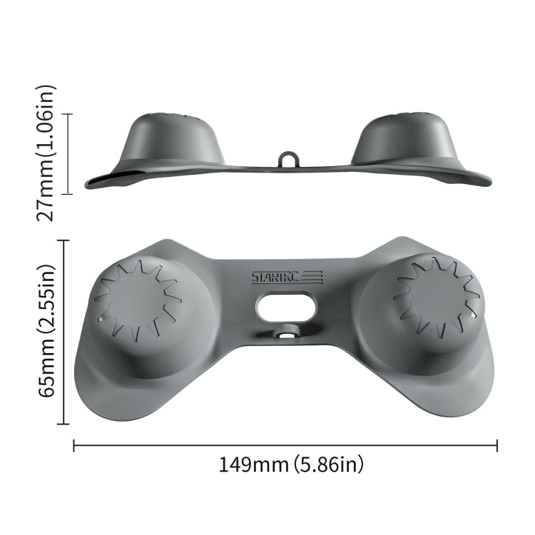 For DJI  Avata 2 / FPV 3 / 2 STARTRC Remote Controller Thumb Rocker Guard Protector Case (Grey) - Cases & Bags by STARTRC | Online Shopping South Africa | PMC Jewellery | Buy Now Pay Later Mobicred