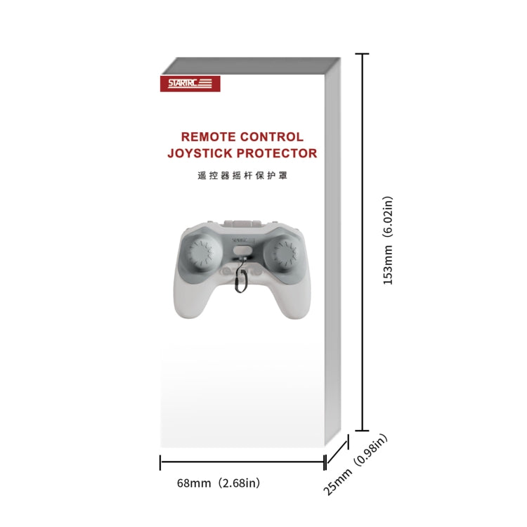 For DJI  Avata 2 / FPV 3 / 2 STARTRC Remote Controller Thumb Rocker Guard Protector Case (Grey) - Cases & Bags by STARTRC | Online Shopping South Africa | PMC Jewellery | Buy Now Pay Later Mobicred