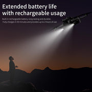 For DJI Mini 4 Pro STARTRC Night Navigation Searchlight LED Flashlight Rechargeable Refill Lighting Signal Light (Grey)