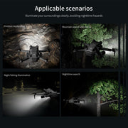 For DJI Mini 4 Pro STARTRC Night Navigation Searchlight LED Flashlight Rechargeable Refill Lighting Signal Light (Grey)
