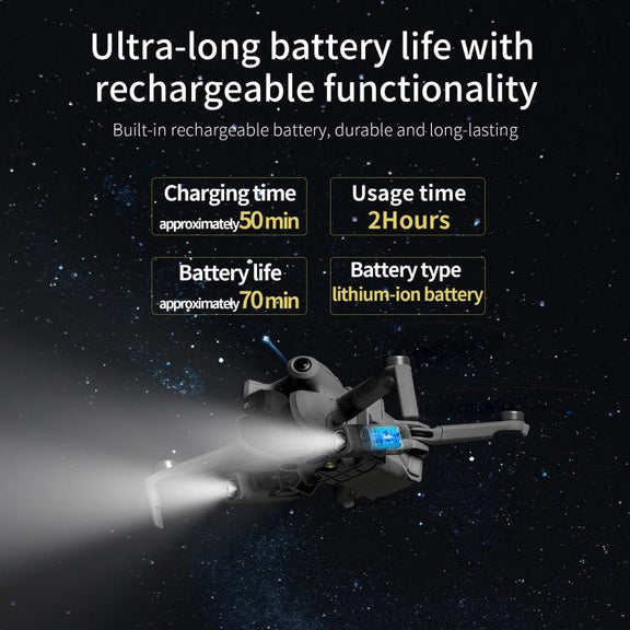 For DJI Mini 4 Pro STARTRC Night Navigation Searchlight LED Flashlight Rechargeable Refill Lighting Signal Light (Grey)
