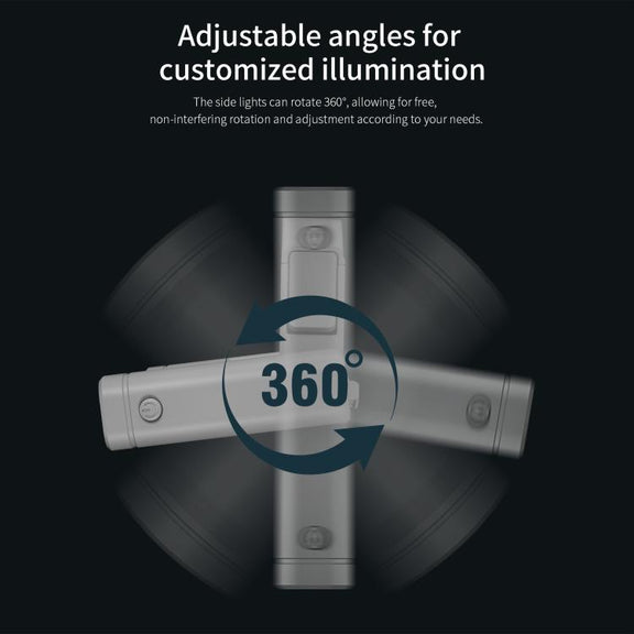 For DJI Mini 4 Pro STARTRC Night Navigation Searchlight LED Flashlight Rechargeable Refill Lighting Signal Light (Grey)