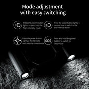 For DJI Mini 4 Pro STARTRC Night Navigation Searchlight LED Flashlight Rechargeable Refill Lighting Signal Light (Grey)
