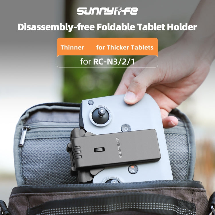 Sunnylife Remote Controller Tablet Holder Stand For DJI RC-N3 / RC-N2 / RC-N1 (Black) - free shipping - PMC Jewellery - Order now!