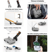 Sunnylife Remote Controller Tablet Holder Stand For DJI RC-N3 / RC-N2 / RC-N1 (Grey)