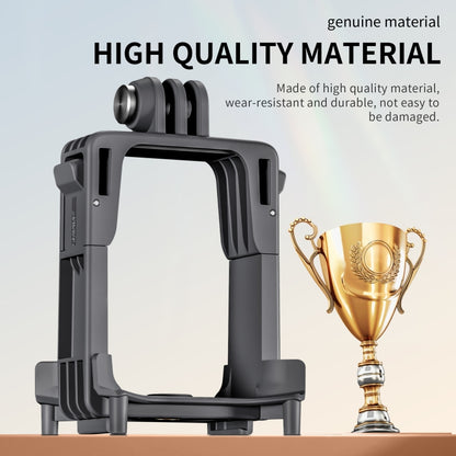 For DJI Avata 2 STARTRC Action Camera Holder Mount Drone Expansion Bracket (Black) - free shipping - PMC Jewellery - Order now!