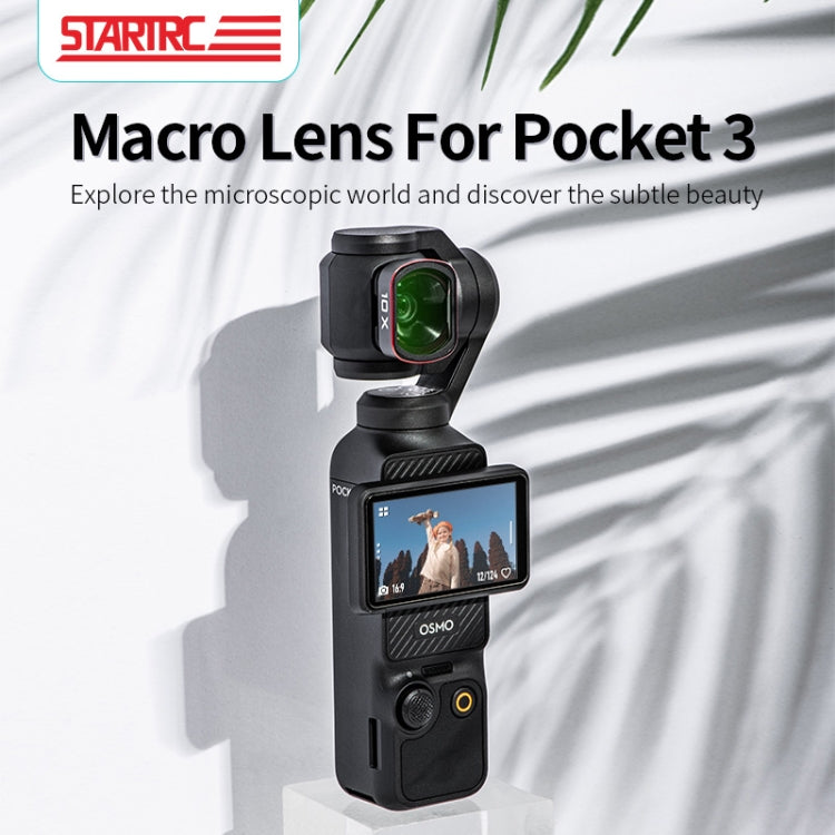 For DJI OSMO Pocket 3 STARTRC 10X Macro Lens Filter (Black) - free shipping - PMC Jewellery - Order now!