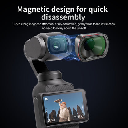 For DJI OSMO Pocket 3 STARTRC 10X Macro Lens Filter (Black) - free shipping - PMC Jewellery - Order now!
