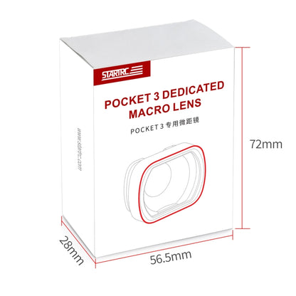 For DJI OSMO Pocket 3 STARTRC 10X Macro Lens Filter (Black) - free shipping - PMC Jewellery - Order now!