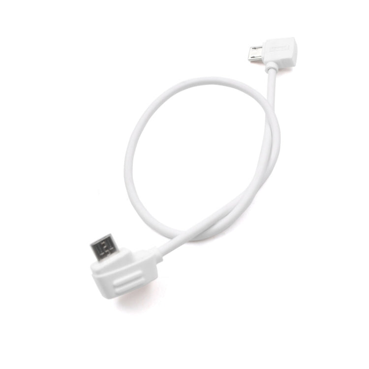 STARTRC 30cm Micro USB to Micro USB Converting Connector Data Cable for DJI Mavic Mini /  Air, Shark Remote Controller(White) - Other by STARTRC | Online Shopping South Africa | PMC Jewellery | Buy Now Pay Later Mobicred