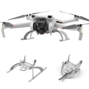 For DJI Mini 3 / 3 Pro BRDRC Folding Heightened Landing Gear Training Rack (Grey)