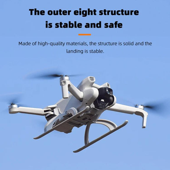 For DJI Mini 3 / 3 Pro BRDRC Folding Heightened Landing Gear Training Rack (Grey)
