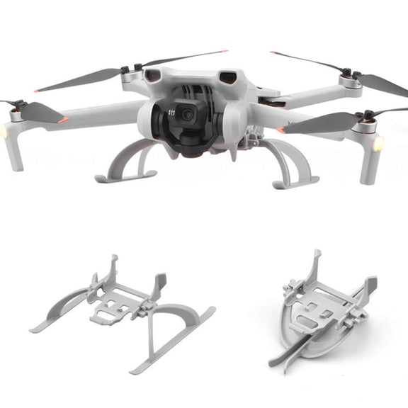 For DJI Mini 3 / 3 Pro BRDRC Folding Heightened Landing Gear Training Rack (Grey)