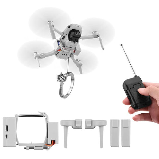 For DJI Mini 2 / Mavic Mini Air-Dropping System Thrower Parabolic (Grey) - free shipping - PMC Jewellery - Order now!