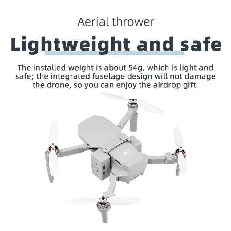 For DJI Mini 2 / Mavic Mini Air-Dropping System Thrower Parabolic (Grey) - free shipping - PMC Jewellery - Order now!