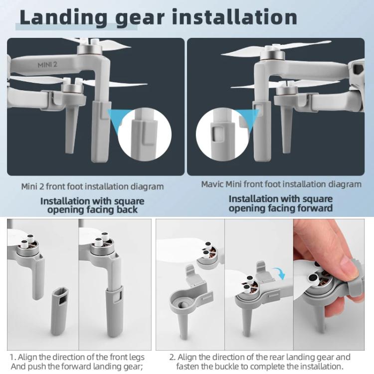 For DJI Mini 2 / Mavic Mini Air-Dropping System Thrower Parabolic (Grey) - free shipping - PMC Jewellery - Order now!