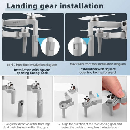 For DJI Mini 2 / Mavic Mini Air-Dropping System Thrower Parabolic (Grey) - free shipping - PMC Jewellery - Order now!