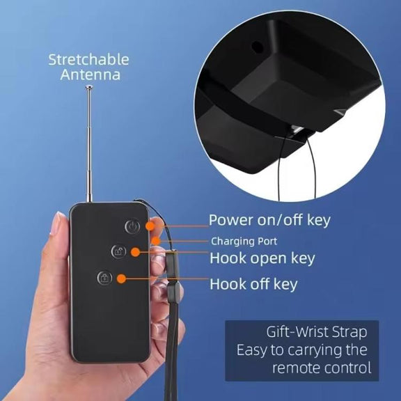 BRDRC Air-Dropping System Drone Thrower Parabolic For DJI Mini 4 Pro / 3 Pro / Air 3 / Mavic 3 / 3 Pro (Black)