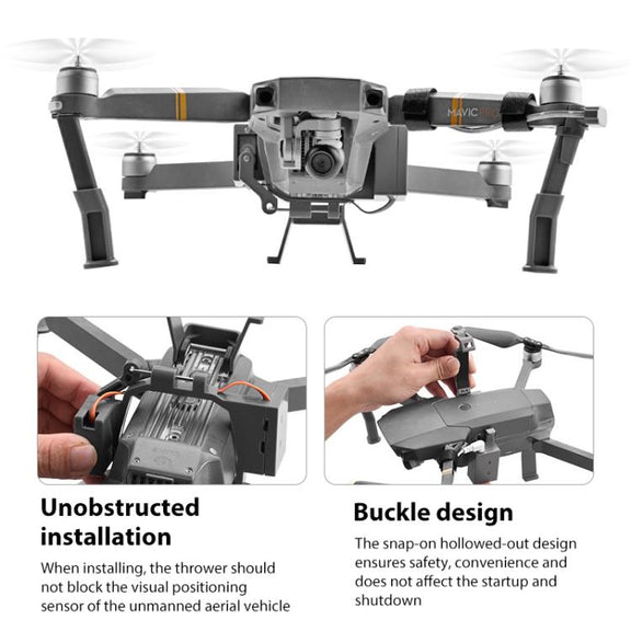 For DJI Mavic Pro BRDRC Air-Dropping System Thrower Parabolic (Grey)