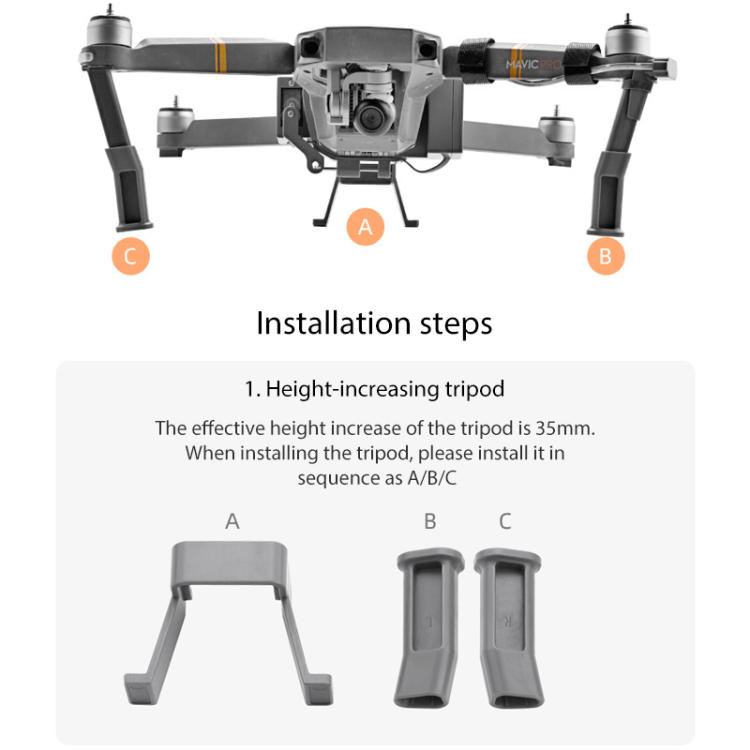 For DJI Mavic Pro BRDRC Air-Dropping System Thrower Parabolic (Grey) - free shipping - PMC Jewellery - Order now!
