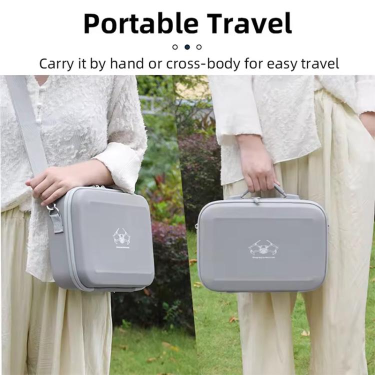 For DJI Mini 3 / 3 Pro BRDRC Shoulder Drone Remote Control Storage Carrying Bag (Grey) - free shipping - PMC TechLife - Order now!