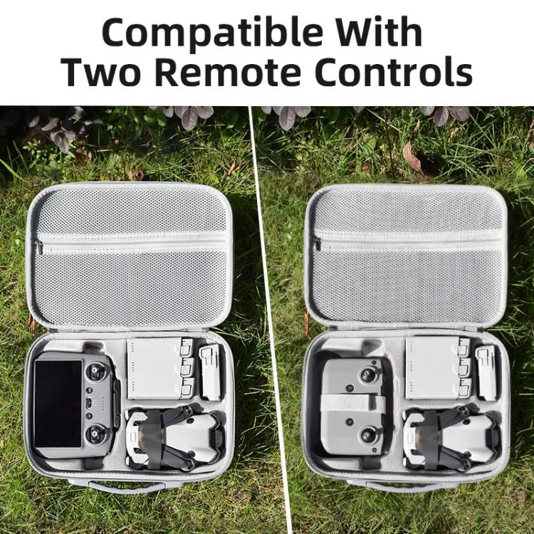 For DJI Mini 4 Pro BRDRC Shoulder Drone Remote Control Storage Carrying Bag (Grey) - free shipping - PMC Jewellery - Order now!