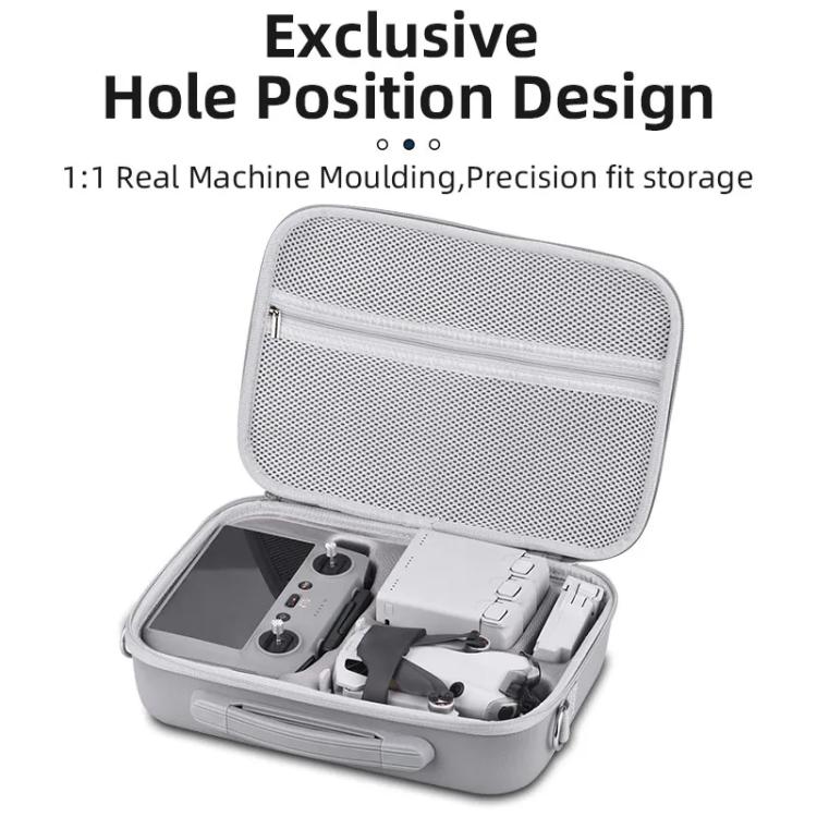 For DJI Mini 4 Pro BRDRC Shoulder Drone Remote Control Storage Carrying Bag (Grey) - free shipping - PMC Jewellery - Order now!
