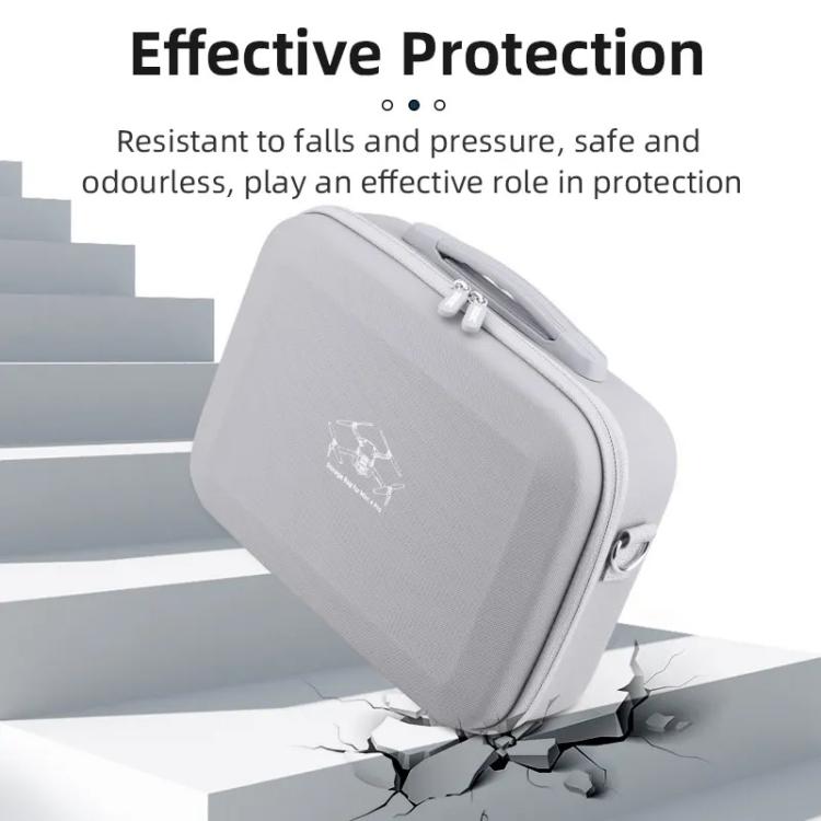 For DJI Mini 4 Pro BRDRC Shoulder Drone Remote Control Storage Carrying Bag (Grey) - free shipping - PMC Jewellery - Order now!
