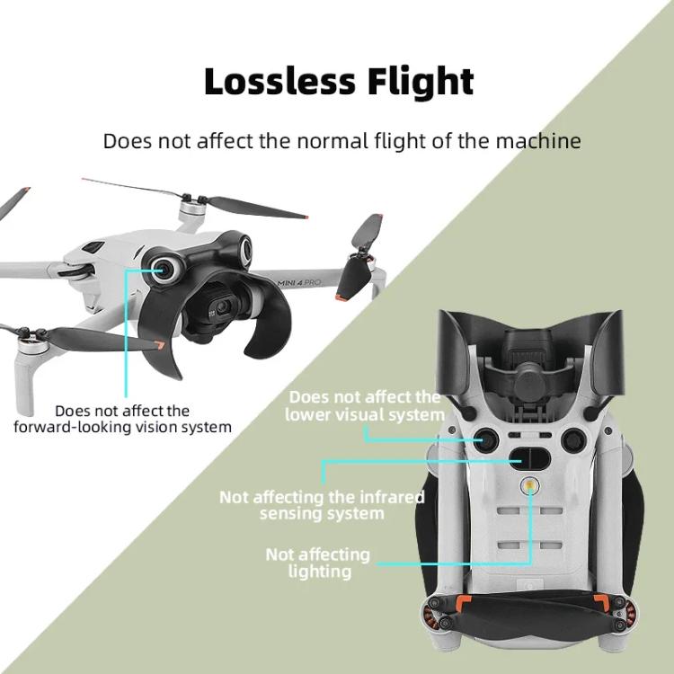 For DJI Mini 4 Pro BRDRC Lens Hood Gimbal Anti-Glare Sunshade Cover (Black) - free shipping - PMC TechLife - Order now!